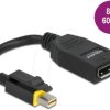 65978 Mini DisplayPort 1.4 to DisplayPort adapter