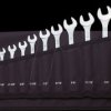 23816 Open-end ring ratchet spanner set, imperial, 12 pieces, SlimLine