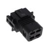 ITT Cannon 132066-8224 Connector Male Shrouded Circular 25-Pin