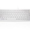 Klawiatura Kompaktowa przewodowa, kolor: Biały, USB, QWERTY (Wielka Brytania), Ceratech