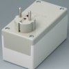 ABS enclosure, (L x W x H) 96 x 58 x 65 mm, gray white (RAL 9002), IP40, A9021665