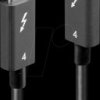 31120 Thunderbolt 4 cable, USB C, 40 Gbps, 1 m