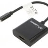 AD-UC-HD-01 Adapter USB 3.1 HDMI gniazdo,USB C wtyk niklowany 0,15m ABS
