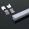 Profil wpuszczany aluminiowy Mleczny do taśm LED 2000x23x15,5mm 3351