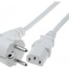 SN311-3/10/1.0WH Kabel: 3x1mm2, CEE 7/7 (E/F) wtyk kątowy,IEC C13 żeński, 1m
