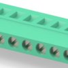 PCB terminal, 8 pole, pitch 5.08 mm, AWG 30-12, 17.5 A, cage clamp, green, 282851-8