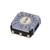 Przełącznik obrotowy 16-pozycyjny SMD 100 mA przy 5 V DC -40 → +85°C