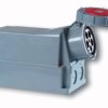 Gniazdo stałe 125A 5P 400V 6h IP67 PCE 145-6