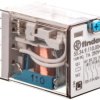 Przekaźnik miniaturowy 4P 7A 110V DC, przycisk testujący, mechaniczny wskaźnik zadziałania 55.34.9.110.0040