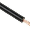 Jednożyłowy kabel sterowniczy CSA 1 mm², Maks. +70C 1000 V Czarny, RS PRO