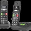 L36852-H2921-B101 DECT telephone, 2 handsets, base, charging cradle, answerphone