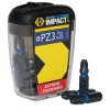CK Tools T4560 PZ3D15 Blue Steel Impact Screwdriver Bit 25mm PZ3 Box of 15