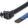 Uchwyt opaski kablowej do opasek 9.5mm długość 140mm szerokość 9,5 mm średnica otworu 25.4mm HellermannTyton