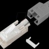Hirose RJ45 connector Cat-5e, TM11, grey