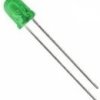 LED, THT, Ø 5 mm, green, 525 nm, 7 to 12 cd, 20°, L-7113ZGCK
