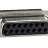 FCT from Molex Złącze D-sub 172704 15-pinowe Prosty 2.84 mm Pitch Kabel Cyna Żeńskie Kołnierz