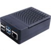ABS H-Type Black Case for Raspberry Pi 4 B