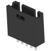 Pin header, 5 pole, pitch 2.54 mm, straight, black, 5-102202-2