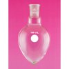 A PLUS Jointed Pear Shaped Flask, Single Neck 100ml, 14/23