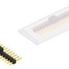 Pin header, 15 pole, pitch 2.54 mm, straight, black, SL12SMD03215GBSM