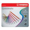 STABILO Tinned Art Products Carbothello Chalk Pastel Coloured Pencils 24 shades