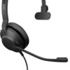 Jabra Evolve2 30 SE Słuchawki wokółuszne przewód Mono czarny zestaw słuchawkowy, regulacja głośności, wyciszenie mikrofo