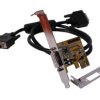 Karta rozszerzeń PCIe, DVI, l. portów: 1, magistrala: PCIe, PCI
