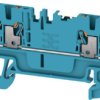 Through terminal block, push-in connection, 1.5 mm², 17.5 A, 6 kV, blue, 2674670000