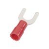 Cimco 180120 U Terminal 0.50-1 mm² 3.2 mm Hole Partially Insulated Red