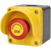 EMAS M1C200EE M Series Metal 1 Hole Yellow-Grey Emercency Stop Control Box