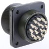 Złącze 17-pinowe Żeński Amphenol Industrial Męski Montaż w puszce MIL-DTL-5015 rozmiar 20
