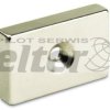 Magnes neodymowy prostokąt 20x10x3mm otwór 8/4mm