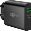 Podwójna szybka ładowarka USB-C™ PD GaN (30 W) czarny