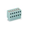 WAGO 252-160 10x2 Pole 3.5mm 2A Push Button PCB Pin Strip Terminal Block Grey
