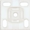 Mounting base, max. bundle Ø 7.6 mm, PA, natural, self-adhesive, (L x W x H) 38 x 38 x 8 mm, 01860905018