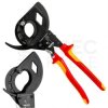 Nożyce zapadkowe do cięcia kabli do 60mm izolowane 1kV VDE KNIPEX 95 36 320