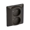 SISTENA LIFE Plakietka Choco do gniazda podwójne 2x2p 771232 LEGRAND