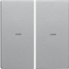 KNX e/s Q.x Klawisze z soczewką do modułu przycisku 2-kr alu aksamit lak. 80960321 HAGER
