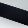 Front plate, PPO, (W x H) 91.6 x 43.5 mm, black, B6132221