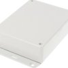 ABS enclosure, (L x W x H) 120 x 94 x 34 mm, light gray (RAL 7035), IP54, 1591GF2SGY