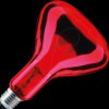 390951012 Infrared lamp, E27, R95, 100 W, red