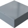 Aluminum enclosure, (L x W x H) 600 x 600 x 202 mm, gray (RAL 7001), IP66, 016060200