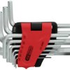 KS Tools 151.5060 wewnętrzny sześciokąt Zestaw kluczy trzpieniowych 1/16 cal, 5/64 cal 10 szt.