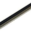 PH127-D-80SS Listwa PH 2x40 pin prosta, podwójna (gold pin) raster 1.27x2.54 mm