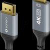 SPC-DP200-010 DisplayPort to HDMI A plug, 4K 60Hz, 1.0 m