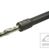 Adapter 26.455.2;wtyk bananowy 4mm/ gniazdo bananowe 2mm;czarny;Amass