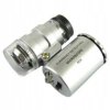 Professional Jewelry Currency Detecting 60x Magnifier Microscope with 2 LED