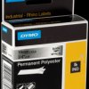 18487 DYMO IND polyester, 19 mm, black/metallic