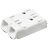 Adels-Contact 351102 Spring-loaded Terminal 0.75 mm² 2 Pins White
