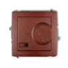 DECO Regulator temperatury z czujnikiem powietrznym brązowy metalik 9DRT-2 KARLIK